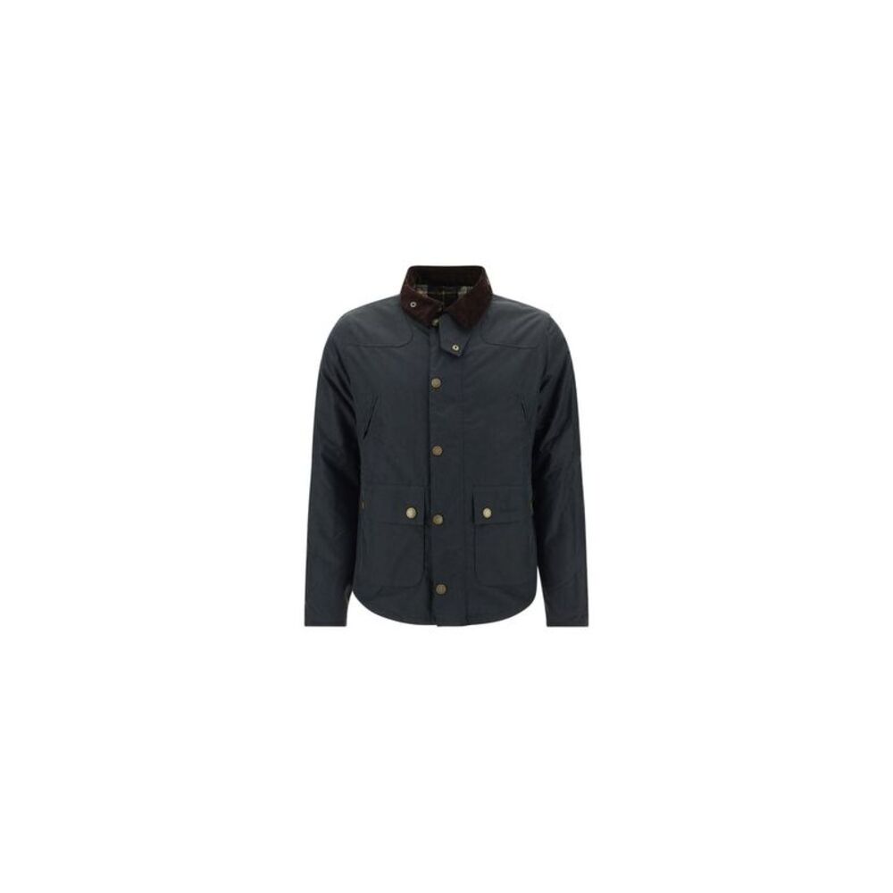 Barbour Black Cotton Full-Length Men's Jacket